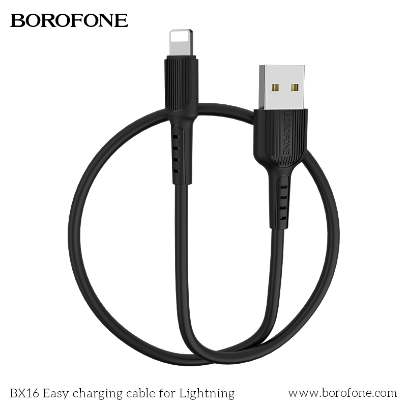 BOROFONE BX16 Easy USB-A to Lightning cable NZ 6